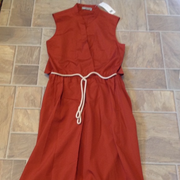 vince sleeveless utility dress